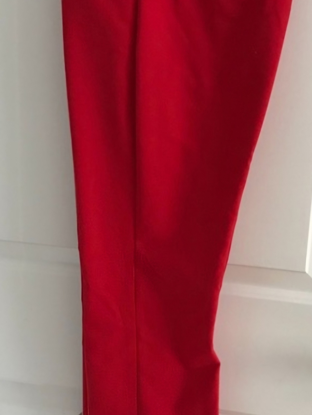 Express Editor Fire Engine Red Pants